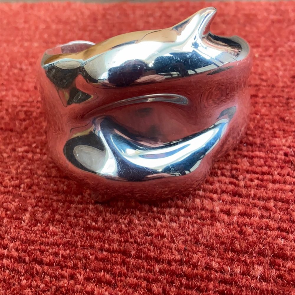 Tiffany Silver Pisces Cuff Bracelet